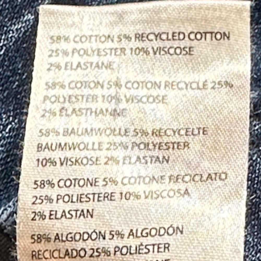Pilcro Blue Denim Wide Flare Jeans Stretch Pull-on Anthropologie Size 30 - Picture 7 of 9